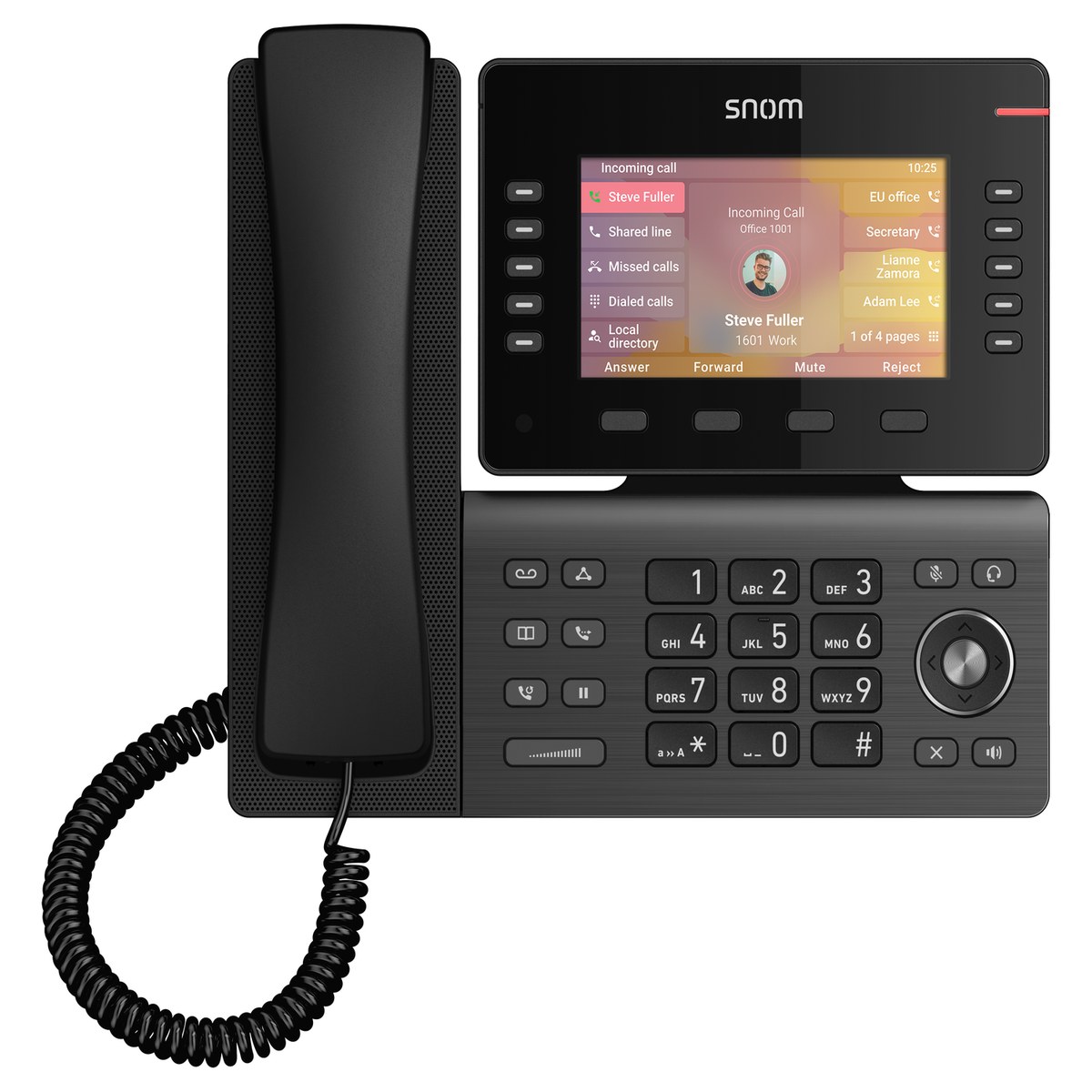 Téléphone IP Snom D865 avec écran couleur et clavier